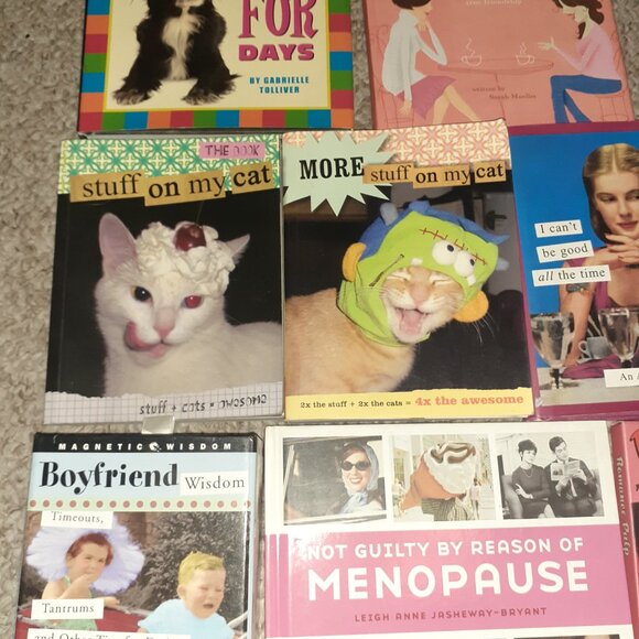 LOT OF BOOKS-HUMOR MAGNETS POSTCARDS PICTURE QUOTES FUNNY-GREAT 4 MIXED MEDIA! - Picture 3 of 3